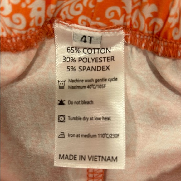 Southern Bay Smocking Company Wine and Damask knit smocked Set, NWT size 4t - Picture 7 of 9